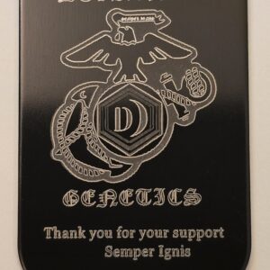 Devil Dog Genetics dog tag